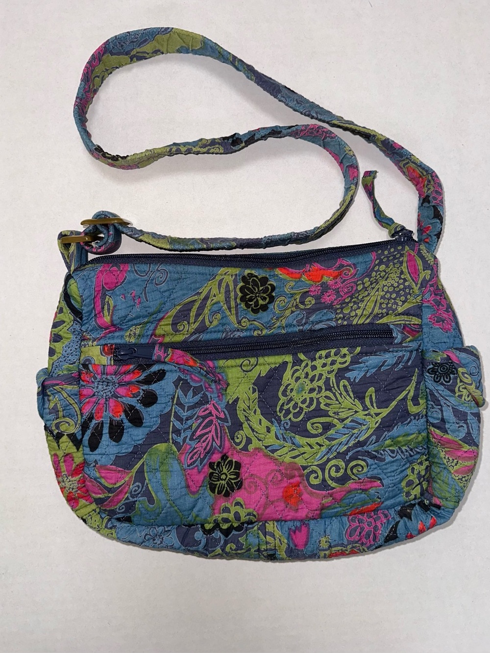 Appleseed’s Quilted Crossbody Soft Shoulder Bag Cottagecore *Small Hole*